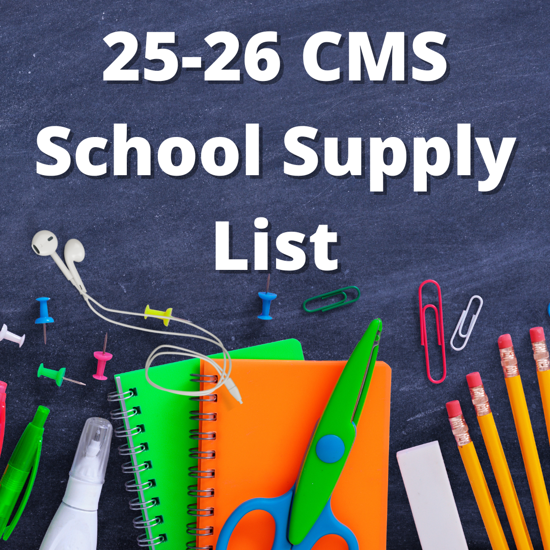 25-26 CMS School Supply List